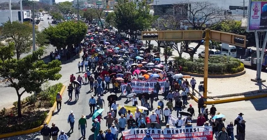 CNTE marcha hacia mesa tripartita con Gobierno Federal y de Chiapas ...