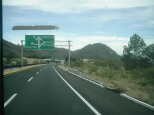 Carretera federal mexicana cerca de Nayarit