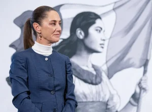Conferencia pública de la presidenta de México