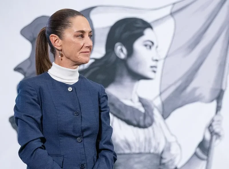 Conferencia pública de la presidenta de México