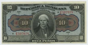 Billete mexicano, imagen ilustrativa del tipo de cambio