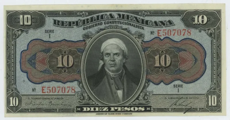 Billete mexicano, imagen ilustrativa del tipo de cambio