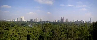 Horizonte urbano de Ciudad de Mexico