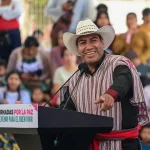 Eduardo Ramirez durante Jornada por la Paz en Pantelho, Chiapas
