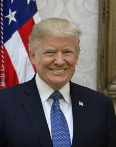 Retrato oficial de Donald Trump