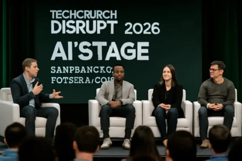 Panel sobre inteligencia artificial en TechCrunch Disrupt 2026