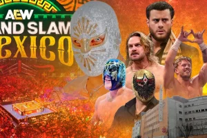 Lucha libre durante AEW Grand Slam México en la Arena México
