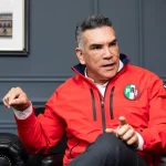 Alejandro Moreno, dirigente nacional del PRI, en su oficina de Ciudad de México