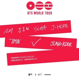 Anuncio de BTS en Toronto