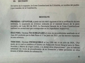 Corte de Colombia avala la mayor parte de la reforma pensional impulsada por Petro