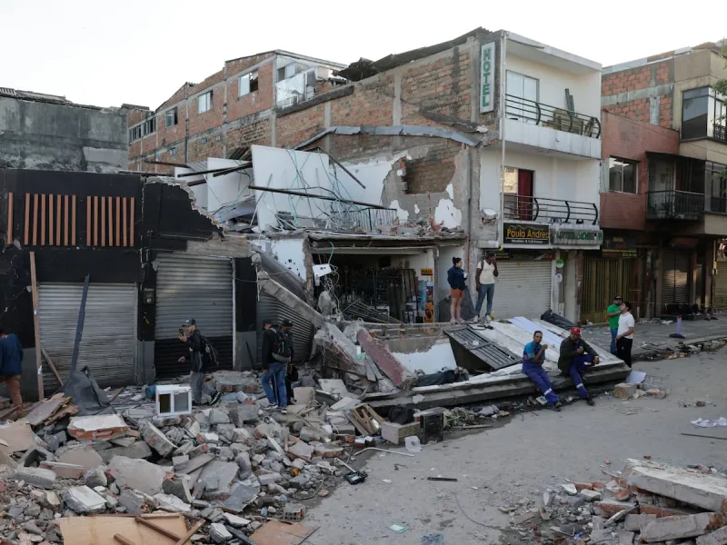 Daños provocados por el terremoto en Pereira, Colombia