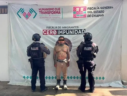 Detención de Remberto Ismael Colindres en Tapachula, Chiapas