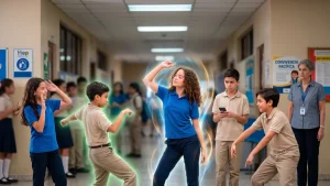 Batallas de farmear aura en escuelas