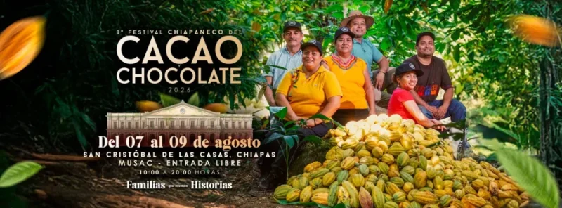 Cacao y chocolate en el Festival Chiapaneco 2026