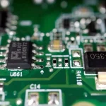 Ilustración de chips que representa la inversión en inteligencia artificial