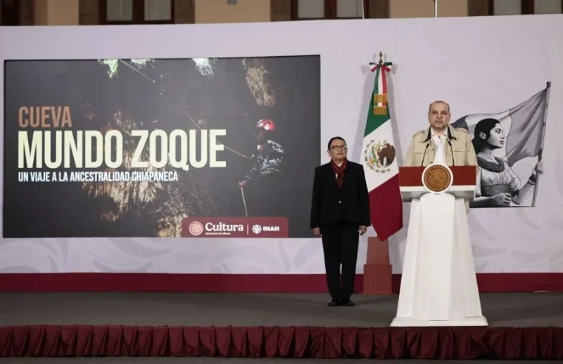 Director del INAH presenta hallazgo arqueológico