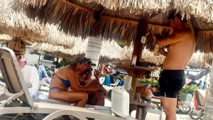 Jaime Beltrán durante la emergencia por el terremoto en Colombia