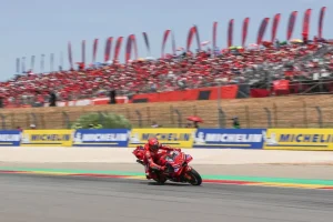 Marc Márquez durante el Gran Premio de Aragón de MotoGP