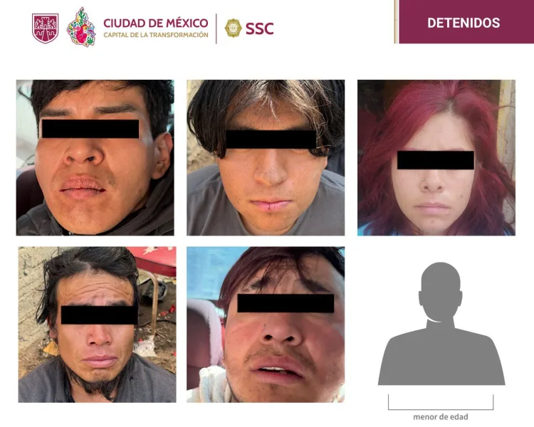 Rescatan con vida a un hombre secuestrado y detienen a cinco personas en CDMX