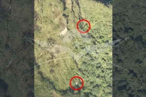 Operativo de búsqueda de la aeronave Cessna T206 en una zona montañosa de Colombia