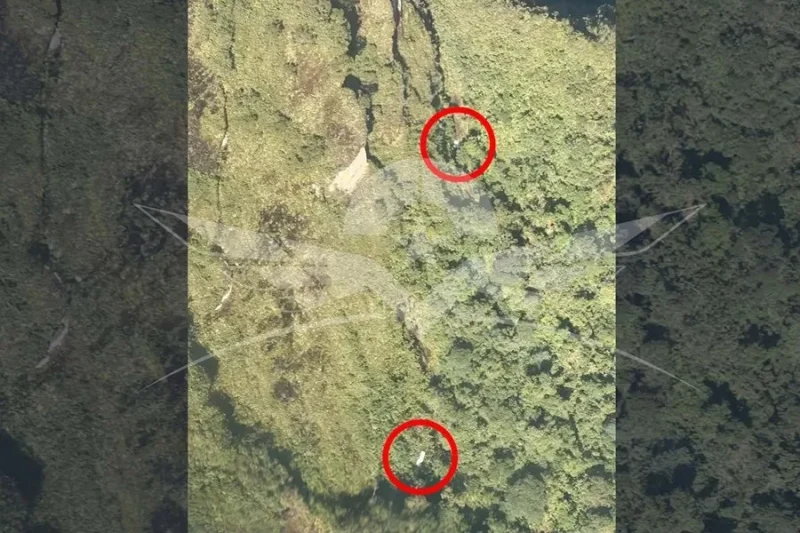Operativo de búsqueda de la aeronave Cessna T206 en una zona montañosa de Colombia