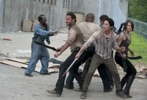 Escena de la serie The Walking Dead