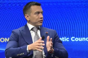 El presidente de Ecuador Daniel Noboa