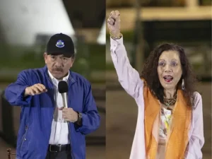 Daniel Ortega y Rosario Murillo en una imagen de archivo