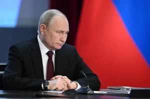 Imagen de archivo de Vladimir Putin en el contexto del llamado de la ONU al desarme nuclear