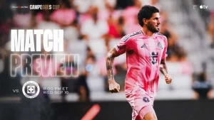 Promoción del partido Inter Miami contra Cruz Azul