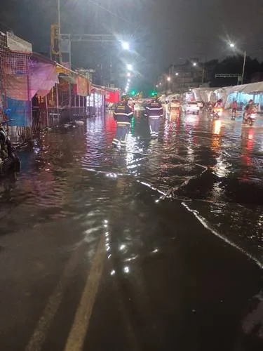 Afectaciones por lluvia en vialidades de Ciudad de México