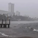 Oleaje asociado a la tormenta tropical Marie en el Pacífico mexicano