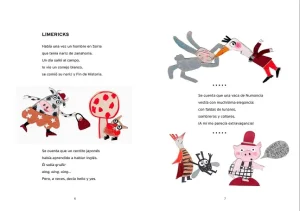 Páginas ilustradas de Divertimentos: juegos poéticos