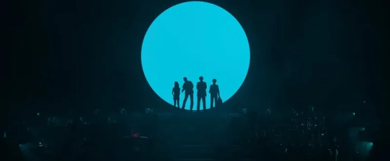 Fotograma del documental sobre la banda británica Pulp