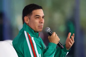 Rafael Márquez durante su presentación como seleccionador de México