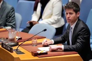 Sam Altman participa en una sesión del Consejo de Seguridad de la ONU sobre inteligencia artificial