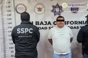 Autoridades informan la detención de Israel Leonel N en Mexicali