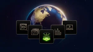 Gráfico de NVIDIA sobre los modelos abiertos Nemotron 3.5 para agentes de inteligencia artificial