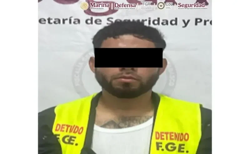 Óscar Ariel N, alias El Cabra, detenido en Tabasco