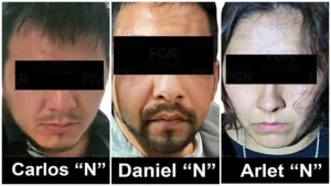 Personas detenidas durante la investigación federal en el Estado de México