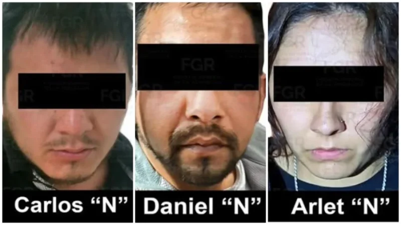 Personas detenidas durante la investigación federal en el Estado de México