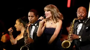 Taylor Swift durante la gala del Academy Museum