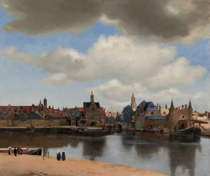 Vista de Delft de Johannes Vermeer, obra de la Mauritshuis exhibida en Madrid